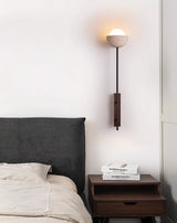 Cora Rose Travertine Wall Light, detail view 5