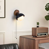 Eden Iris Travertine Wall Light, detail view 3