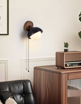 Eden Iris Travertine Wall Light, detail view 5