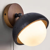 Eden Iris Travertine Wall Light, detail view 8