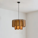 Oriel Wave Fabric Pendant Light, detail view 18