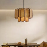 Rora Terra Fabric Pendant Light, detail view 3