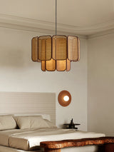 Oriel Wave Fabric Pendant Light, detail view 10
