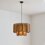Oriel Wave Fabric Pendant Light, detail view 11