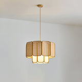 Oriel Wave Fabric Pendant Light, detail view 12