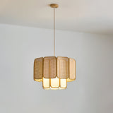 Oriel Wave Fabric Pendant Light, detail view 13