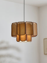 Oriel Wave Fabric Pendant Light, detail view 5