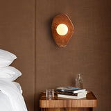 Alden Iris Stone Wall Light, detail view 2