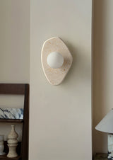 Alden Iris Stone Wall Light, detail view 4