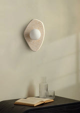 Alden Iris Stone Wall Light, detail view 5