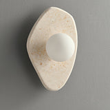 Alden Iris Stone Wall Light, detail view 10