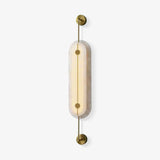 Auria Halo Alabaster Wall Light, detail view 5