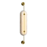 Auria Halo Alabaster Wall Light, detail view 9