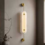 Auria Halo Alabaster Wall Light, detail view 6