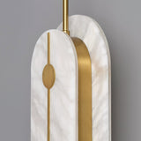 Auria Halo Alabaster Wall Light, detail view 12