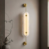 Auria Halo Alabaster Wall Light, detail view 2