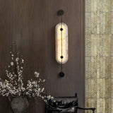 Auria Halo Alabaster Wall Light, detail view 3