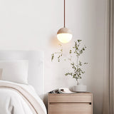 Mira Frost Travertine Pendant Light, detail view 12