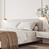 Mira Frost Travertine Pendant Light, detail view 6