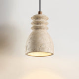 Nella Meadow Travertine Pendant Light, detail view 8