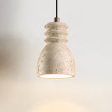 Nella Meadow Travertine Pendant Light, detail view 9