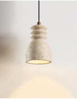 Nella Meadow Travertine Pendant Light, detail view 10