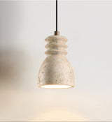 Nella Meadow Travertine Pendant Light, detail view 2