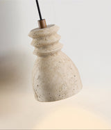 Nella Meadow Travertine Pendant Light, detail view 4