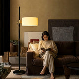 Pella Pine Wood Floor Lamp, detail view 2
