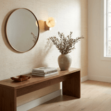 Riven Cedar Alabaster Wall Light, detail view 3