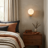 Riven Cedar Alabaster Wall Light, detail view 5