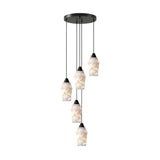 Vale Line Alabaster Chandelier, detail view 5