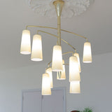 Yara Wisp Glass Chandelier, detail view 16