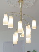 Yara Wisp Glass Chandelier, detail view 23