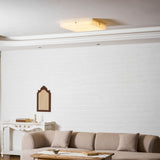 Aven Lark Alabaster Ceiling Light, detail view 2
