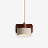 Niven Oak Travertine Pendant Light, detail view 6