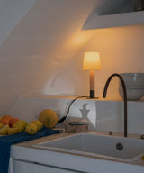 Celine Noir Wood Table Lamp, detail view 29