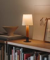 Celine Noir Wood Table Lamp, detail view 3