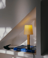 Celine Noir Wood Table Lamp, detail view 8