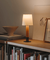 Celine Noir Wood Table Lamp, detail view 11