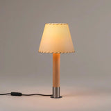 Celine Noir Wood Table Lamp, detail view 21