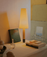 Celine Noir Wood Table Lamp, detail view 22