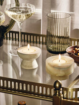 Elara River Stone Candle Holder, detail view 2