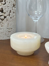 Elara River Stone Candle Holder, detail view 11
