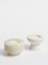 Elara River Stone Candle Holder, detail view 15