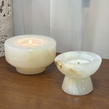 Elara River Stone Candle Holder, detail view 18