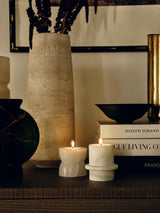 Elara River Stone Candle Holder, detail view 3