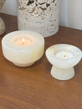 Elara River Stone Candle Holder, detail view 8