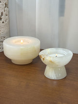 Elara River Stone Candle Holder, detail view 10