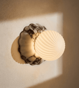 Dalia Halo Stone Wall Light, detail view 16